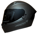 CASCO FIBRA NEGRO MATE